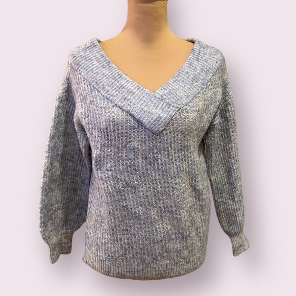 Anthropologie | Women’s | Moth Blue V-Neck Sweater | Size: S - Picture 1 of 7